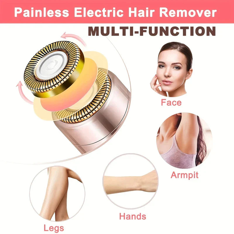 Women's 4-in-1 Electric Shaver Epilator Trimmer Kit