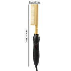 Wooden Comb Detangling Hair Brush (Small Color Box)