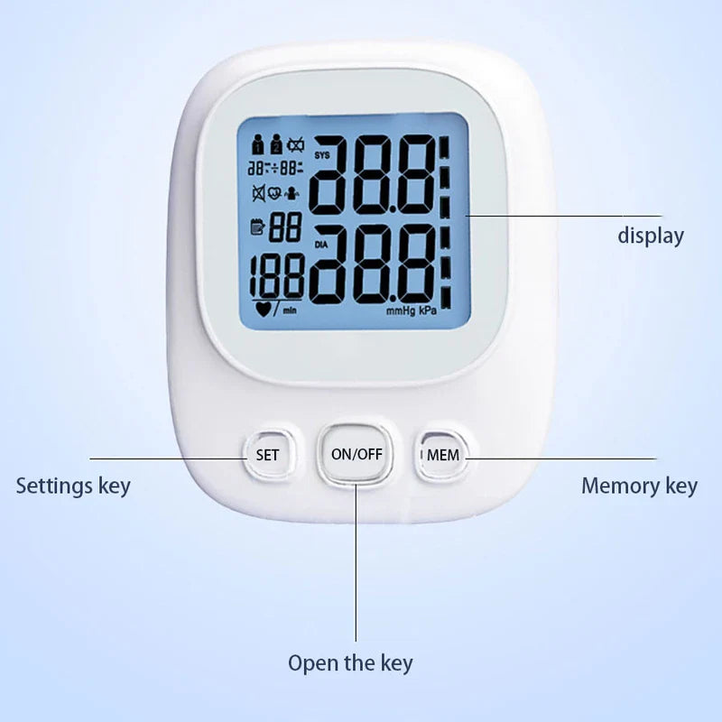Wrist Cuff Style Bp Monitor Automatic Readings