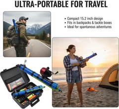 Catapult fishing rod + reel kit
