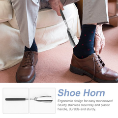 Extendable Shoe Horn – Long Handle Shoe Helper For Easy Hands-Free Dressing