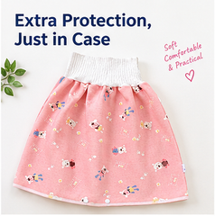 Reusable Leak-Proof Skirt for Kids & Women – Absorbent Protection for Potty Training & Periods
