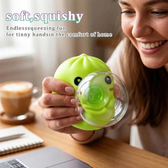 Squishy Dumpling Stress Toy with Sensory Bubble