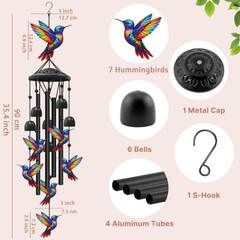 Vintage metal wind chime