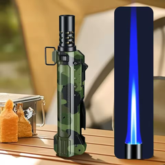 Powerful Metal Gas Lighter Windproof Outdoor Torch Flame Jet