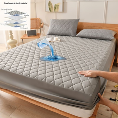 Quilted Waterproof Fitted Mattress Protector | Free shipping