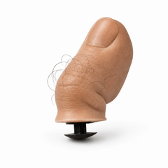 Quirky big-toe decoration for clogs