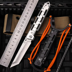 Folding Knife with Slingshot Outdoor Knife EDC Knife-GS19