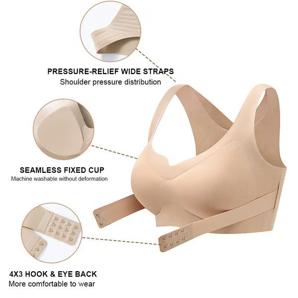 Posture Corrector Bra 👗 2-in-1 Shapewear | Seamless Adjustable Support for Back & Shoulders New HomeGoods