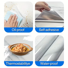 Peel & Stick Wood Grain Wallpaper - Waterproof, Oil-Resistant Vinyl Film for Kitchen, Bathroom, Furniture Makeover - Easy Apply & Remove