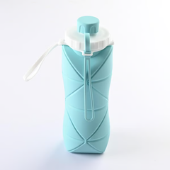 Silicone Folding water bottle – Ideal for sports, travel & outdoor – Reusable & BPA-free