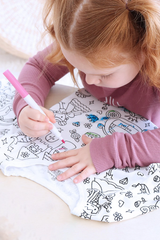 Color Your Own Pajamas – Creative 2-Piece Kids Pajama Set