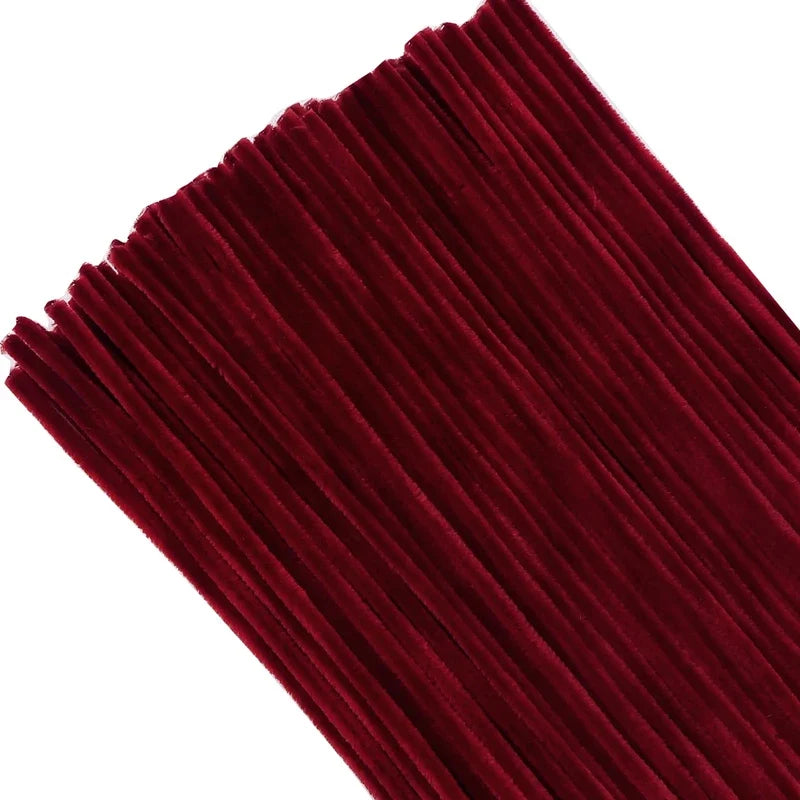 TOAOB 100pcs Lake Blue Pipe Cleaners Craft Supplies Chenille Stems | Pipe Cleaners 6mm x 12 Inch Fuz