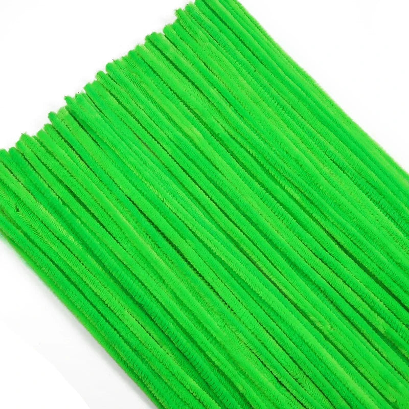 TOAOB 100pcs Lake Blue Pipe Cleaners Craft Supplies Chenille Stems | Pipe Cleaners 6mm x 12 Inch Fuz