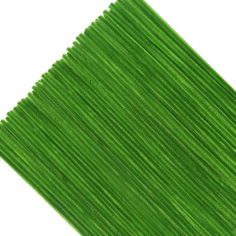 TOAOB 100pcs Lake Blue Pipe Cleaners Craft Supplies Chenille Stems | Pipe Cleaners 6mm x 12 Inch Fuz