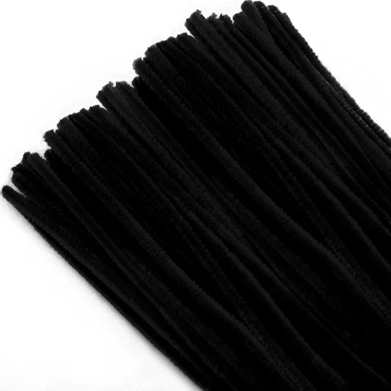 TOAOB 100pcs Lake Blue Pipe Cleaners Craft Supplies Chenille Stems | Pipe Cleaners 6mm x 12 Inch Fuz
