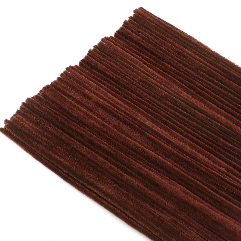 TOAOB 100pcs Lake Blue Pipe Cleaners Craft Supplies Chenille Stems | Pipe Cleaners 6mm x 12 Inch Fuz