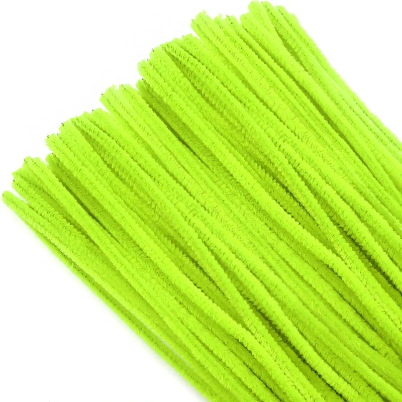 TOAOB 100pcs Lake Blue Pipe Cleaners Craft Supplies Chenille Stems | Pipe Cleaners 6mm x 12 Inch Fuz