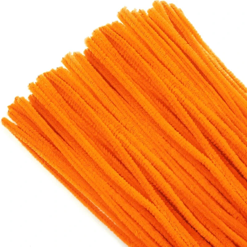 TOAOB 100pcs Lake Blue Pipe Cleaners Craft Supplies Chenille Stems | Pipe Cleaners 6mm x 12 Inch Fuz