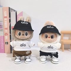 Labubu Casual Sports Pullover Hoodie Cap