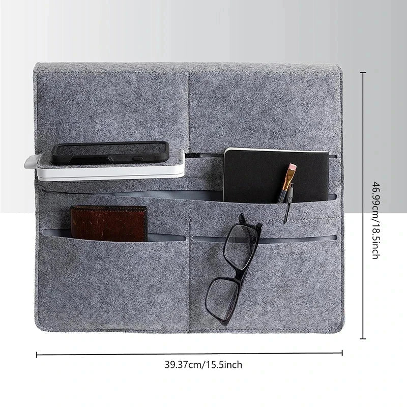 Felt Bedside Caddy Storage Organizer Pocket Bag