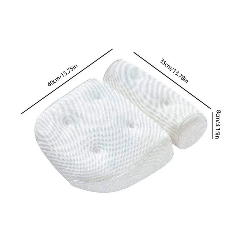 Bath Pillow Bathtub Spa Headrest Cushion