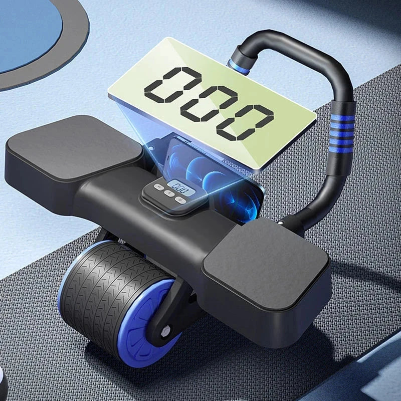 Dual Wheel Ab Roller Exercise Wheel X6 (With Counter)