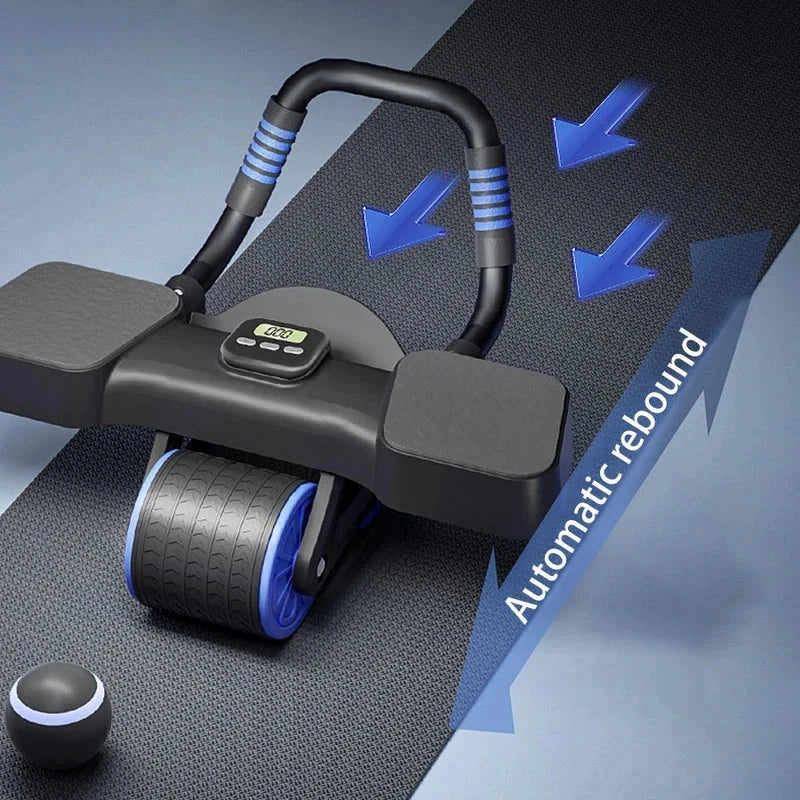 Dual Wheel Ab Roller Exercise Wheel X6 (With Counter)