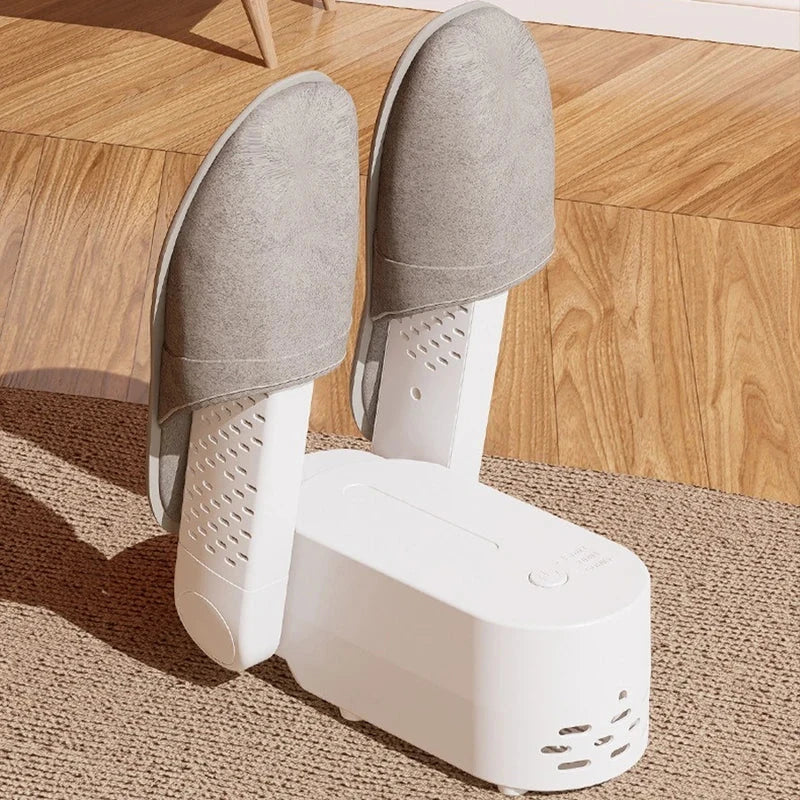 Heated Footwear Drying Rack Prevents Odor Bacteria