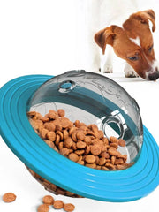 Jouet à mâcher pour animal de compagnie en forme de balle sur le thème de la planète chien