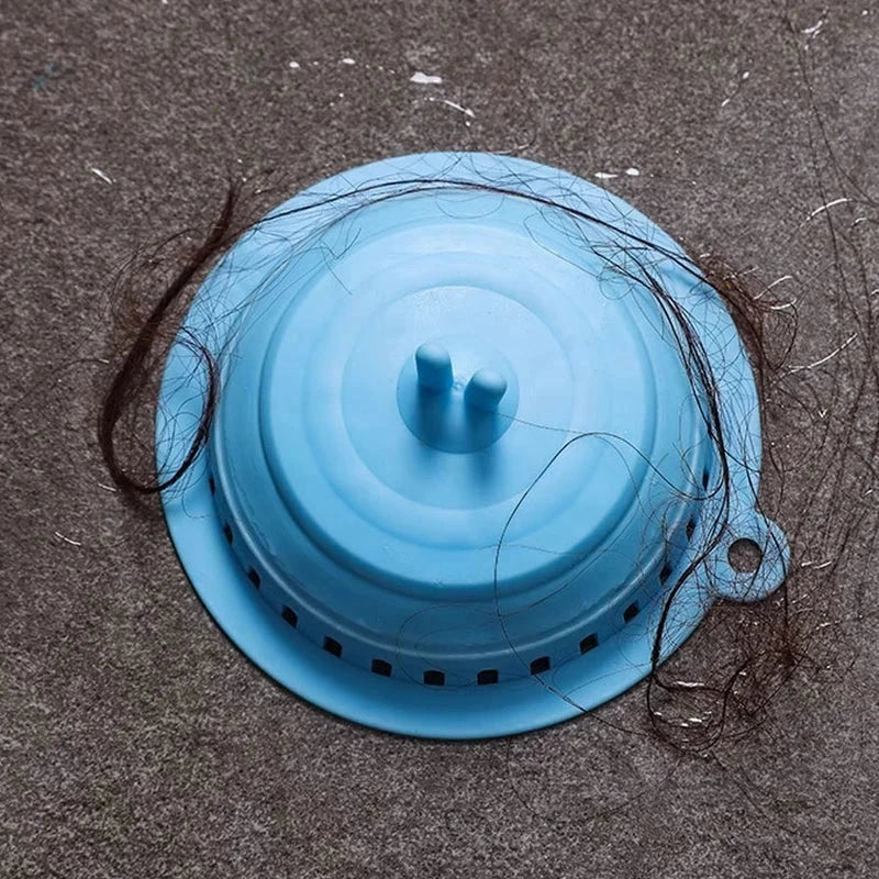 Foldable Silicone Floor Drain Hair Catcher Stopper