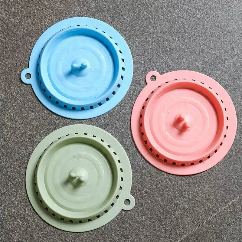 Foldable Silicone Floor Drain Hair Catcher Stopper