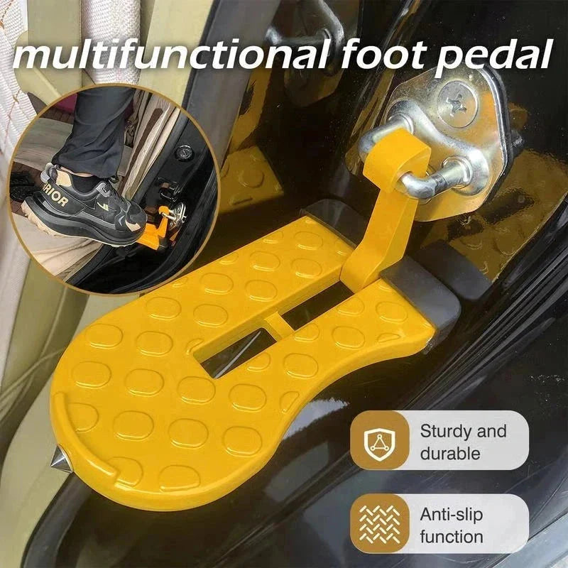 1 Count SUV Roof Step Assist, Car Door Hook-On Foot Pedal