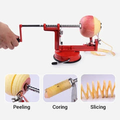 3-in-1 Hand Crank Peeler Corer