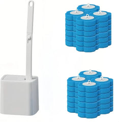 Disposable Toilet Brush ,One-Touch Snap for Quick Refill Changes