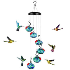 2026 New Charming Wind Chimes Hummingbird Feeders Garden Decor