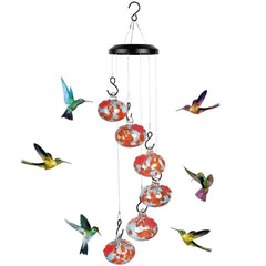 2026 New Charming Wind Chimes Hummingbird Feeders Garden Decor
