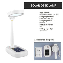 Solar Powered Fan & Light
