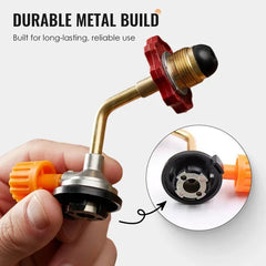 Outdoor Gas Canister Refill Adapter – Leak-Proof Safe Transfer