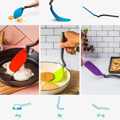 Dreamfarm Chopula 12" Non-Stick-Safe Flexible Spatula - Classic Blue