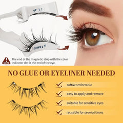 Reusable Self-Adhesive Magnetic False Eyelashes