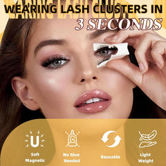 Reusable Self-Adhesive Magnetic False Eyelashes