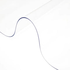 2mm Thick Waterproof PVC Table Protector 96x46 Inch - Clear Desk Cover for Office, Dining Room & Home