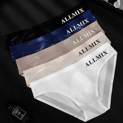 Sexy Transparent Breathable Comfortable 3D Ice Silk Underwear 4-Pack