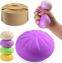 Dumpling Squishy Stress Relief Toy - Purple