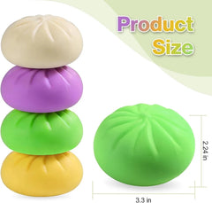 Dumpling Squishy Stress Relief Toy - Purple