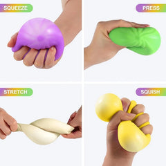 Dumpling Squishy Stress Relief Toy - Purple
