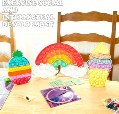 Rainbow Fidget Toy Set - Stress Relief Squeeze Toys for ADHD & Autism