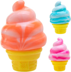 Needoh Nice Cream Cone Sensory Squeeze Toy