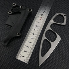 Boker Plus GS226 Miltner Adams MA-2 Fixed Blade Knuckle Knife | 2.5" 440C Titanium Coated Blade